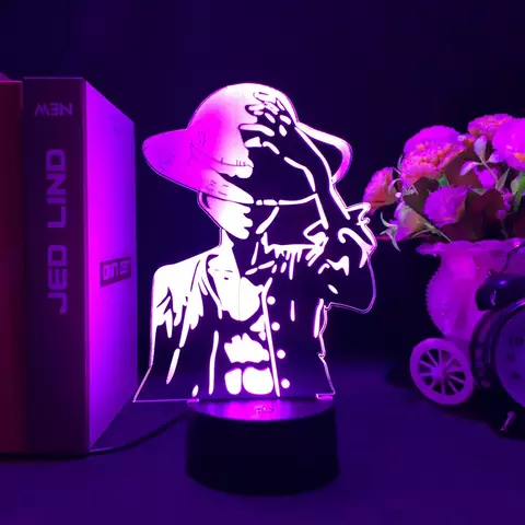 Luminária LED 3D One Piece Piratas - comprar online