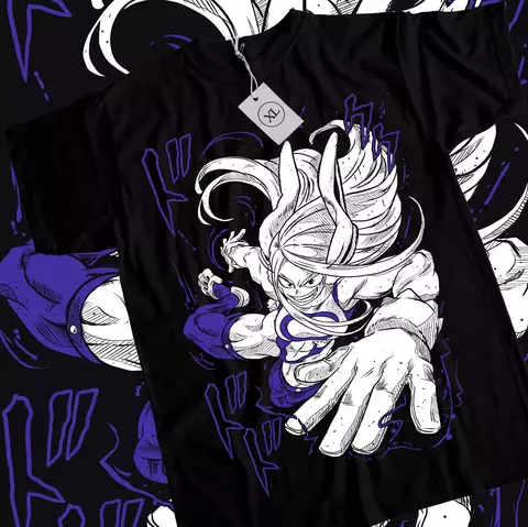 Camiseta Mirko Boku No Hero Unissex 100%algodão - comprar online