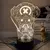 Luminária LED 3D One Piece Piratas - loja online