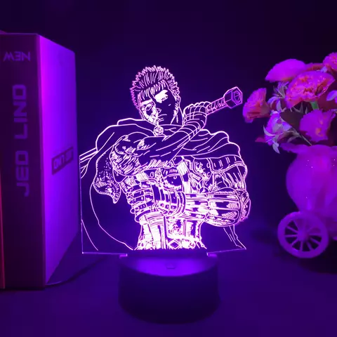 Luminária LED 3D Berserk Guts - comprar online