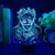 Luminária LED 3D Jujutsu Manga - comprar online