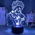 Luminária LED 3D Jujutsu Kaisen Anime