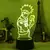 Luminária LED 3D Naruto Shippuden - comprar online