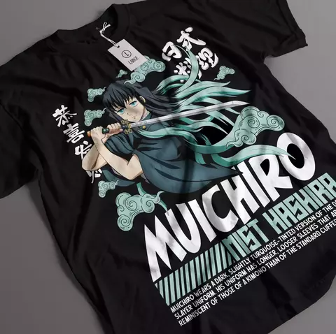 Camiseta Muichiro Tokito Unissex 100%algodão - comprar online