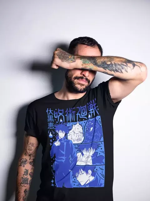 Camiseta Fushiguro Unissex 100%algodão - comprar online