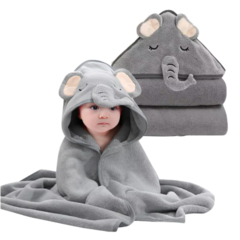 OFERTA 2X1 Toallon con Capucha de Elefante Infantil