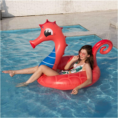 OFERTA HASTA AGOTAR STOCK Inflable Caballito de Mar Rojo 150cm x 120cm