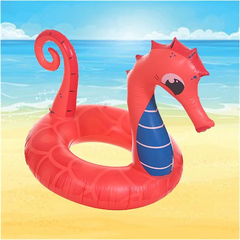 OFERTA HASTA AGOTAR STOCK Inflable Caballito de Mar Rojo 150cm x 120cm - comprar online