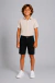 Bermuda Masculina Sarja Brim Slim Casual 6 a 12 Anos