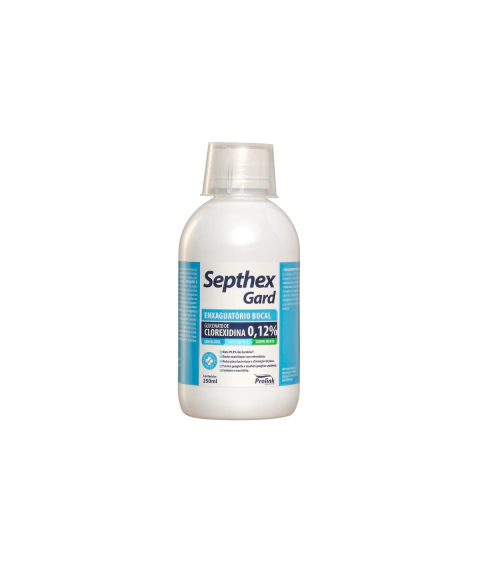 ENXAGUANTE BUCAL COM CLOREXIDINA 0,12% SEPTHEX GARD 250ML - comprar online