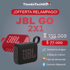 2x1 JBL GO | PROMO POR 48 HS!!