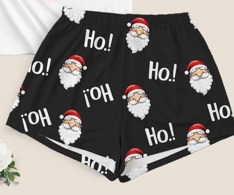 Samba Canção Preto Papai Noel (109)