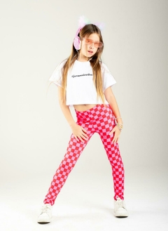 LEGGS DAMERO ROSA