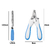 Imagem do Alicate Pet Tesoura Corte De Unhas Cachorro Gato Com Lixa
