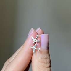 Brincos Aviõezinhos Em Prata 925