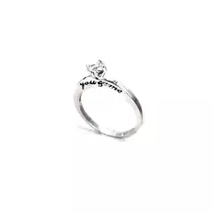 Anel Inspiração Pandora "You & Me" em Prata 925 na internet