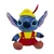 Imagem do Disney Cartoon Lilo e Stitch Plush Dolls azul e rosa, brinquedos de anime.