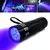 Lanterna super mini led uv 9, luz ultravioleta preta, super mini lanterna de alu - loja online