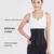 Modelador de corpo feminino, cinta modeladora, suporte para as costas, suor, cin - loja online