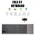 B033 mini teclado sem fio bluetooth touchpad portátil magnético triplo dobráv