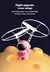Mini brinquedo voador de indução infravermelha, estilo astronauta, helicópter