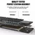 B033 mini teclado sem fio bluetooth touchpad portátil magnético triplo dobráv - loja online