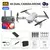 E88 Pro WiFi FPV Drone para Crianças, Grande Angular, HD, 4K, Câmera 1080P, Al na internet