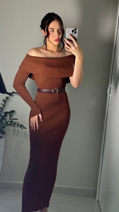 Vestido longo modal