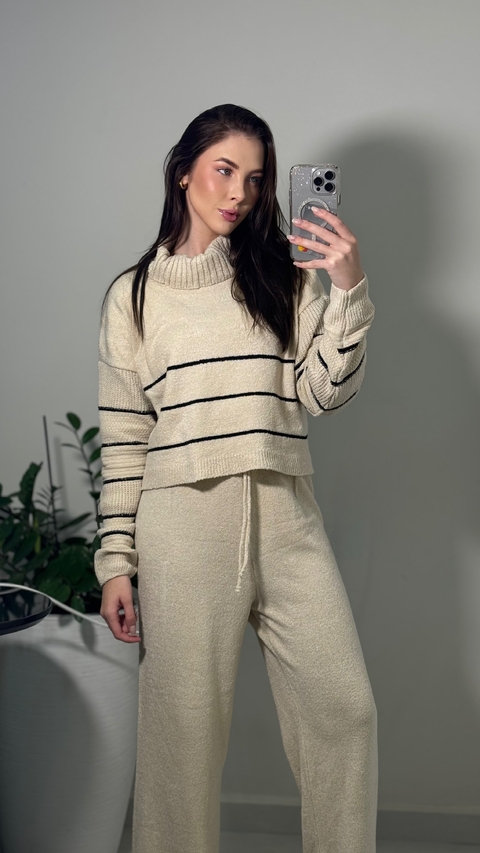 Conjunto mousse listra