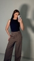 Calça pantalona em Alfaiataria