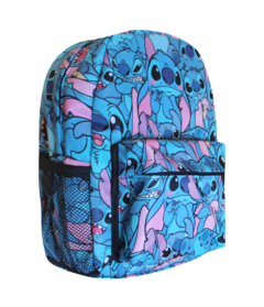 Kit Mochila e Estojo 3 Zíperes Lilo & Stitch V540 GEX 009 - Monkless