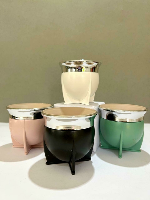 Mate Charro Térmico Camionero Pvc Boca Ancha Térmico Colores Variados