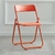 Silla Plegable Metalica Premium Naranja