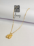 Colar ouro urso zirconia semijoia - Joias Bela Rosa Brasil