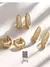 Argola ouro zirconia m semijoia - comprar online