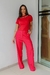 Calça Pantalona Alfaiataria Lisa - Aguilar Confecções