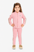 Calça Molecotton Felpado Malha Arco Iris - Rosa - comprar online