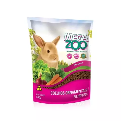 Megazoo Coelhos Ornamentais Filhotes 500G