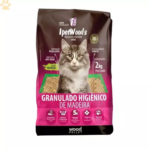 Granulado Higiênico De Madeira 2Kg