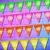BANDERIN TRIANGULOS FLUO