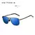 VEITHDIA-Vintage Sports Sunglasses para homens e mulheres, lente UV400 polarizad