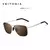 VEITHDIA-Vintage Sports Sunglasses para homens e mulheres, lente UV400 polarizad