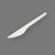 Cuchillo Blanco X 100 UN