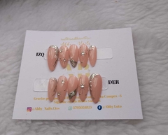 Natural Silver Nail Almendra