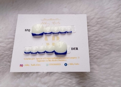 Francesa Azul Elegante