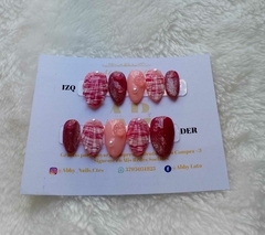 Premium Wine colored Almond Desing #4