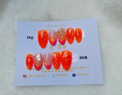 Premium Butterfly Orange Almond Design #5