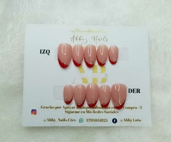 Red & Gold French Almendra