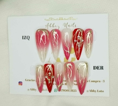 Stiletto Golden Flame