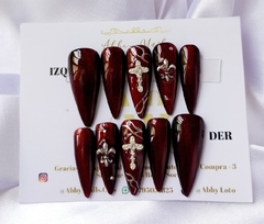 Crimson Cross Elegance